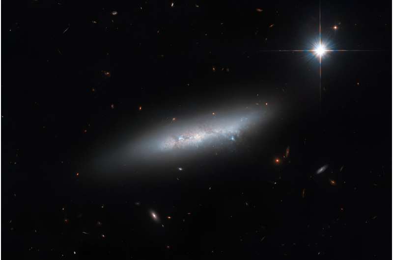 Hubble looks at a late-type galaxy
