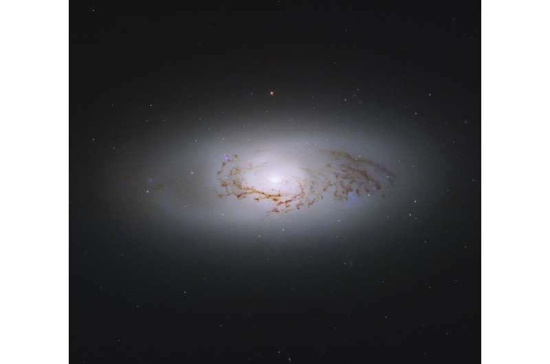 Hubble observes lenticular galaxy NGC 3489