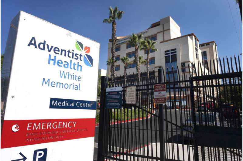 Hundreds of patients evacuated from Los Angeles hospital building that lost power in storm's wake