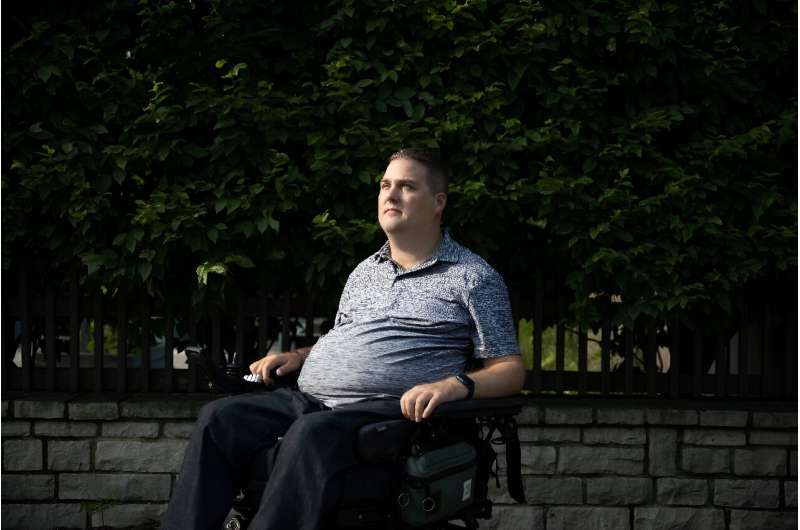 Ian Burkhart obtained an implant after he turned into left paralysed from the neck down after a diving accident