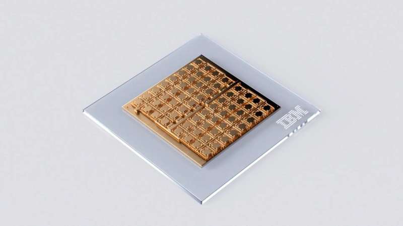 IBM develops a new 64-core mixed-signal in-memory computing chip  