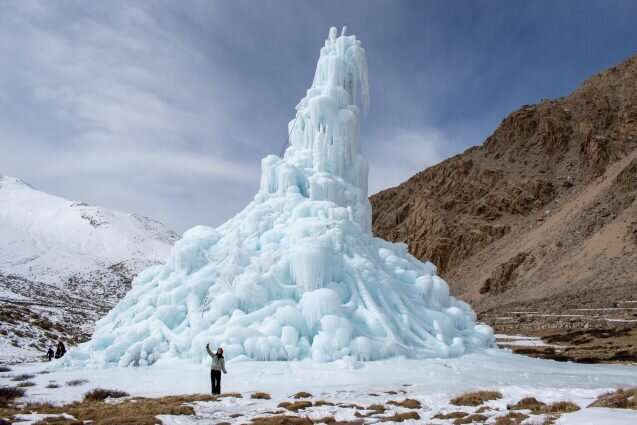 Ice stupas have become a popular water management tool in the Himalayas. but can they work in Chile?