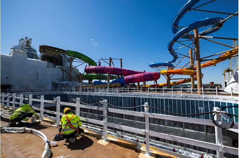 'Icon of the Seas' boasts colourful waterparks, more than 20 decks and can carry nearly 10,000 people