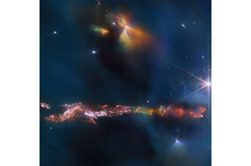 Image: A prominent protostar in Perseus