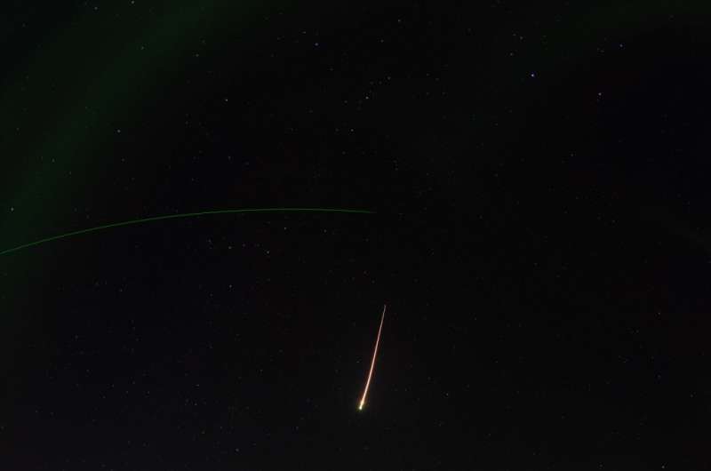 Image: NASA sounding rocket launches into Alaskan aurora