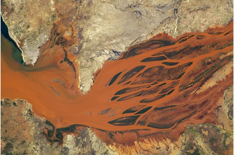 Image: Rusty red waters in Madagascar
