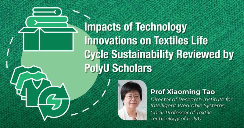 Impact of technological innovation on textile lifecycle sustainability reviewed by PolyU scholars