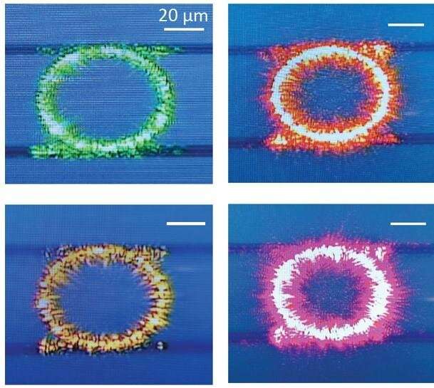 Improved chip-scale color conversion lasers could enable many next-generation quantum devices