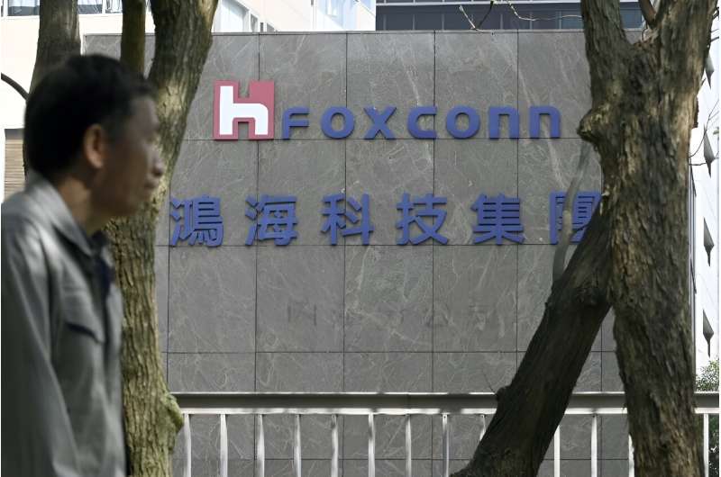 In a statement issued Monday, Foxconn said there was now significant speculation about its operations that 'affects capital market activity'