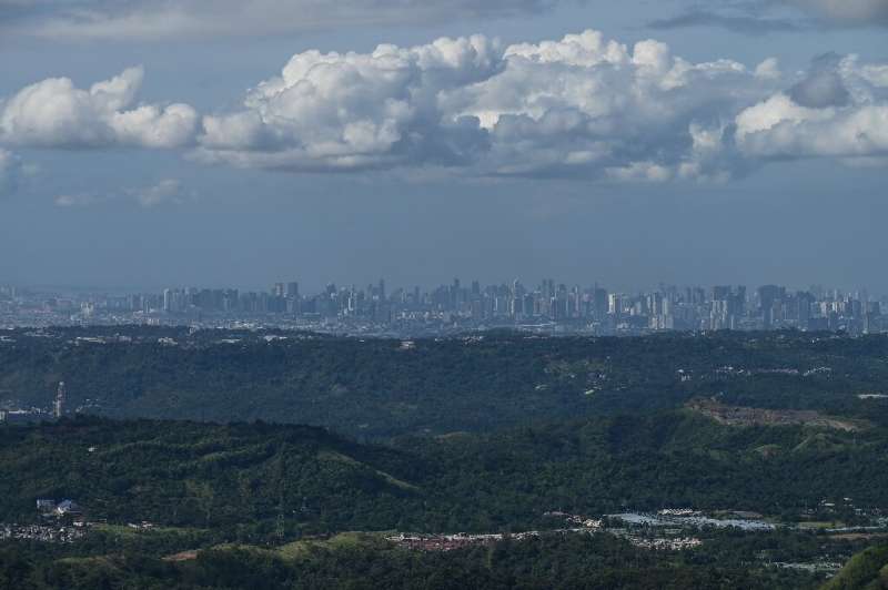 In Manila, low-lying areas are often flooded when storms hit the Sierra Madre mountain range