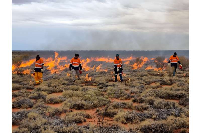 Indigenous rangers are burning the desert the right way—to stop the wrong kind of intense fires from raging