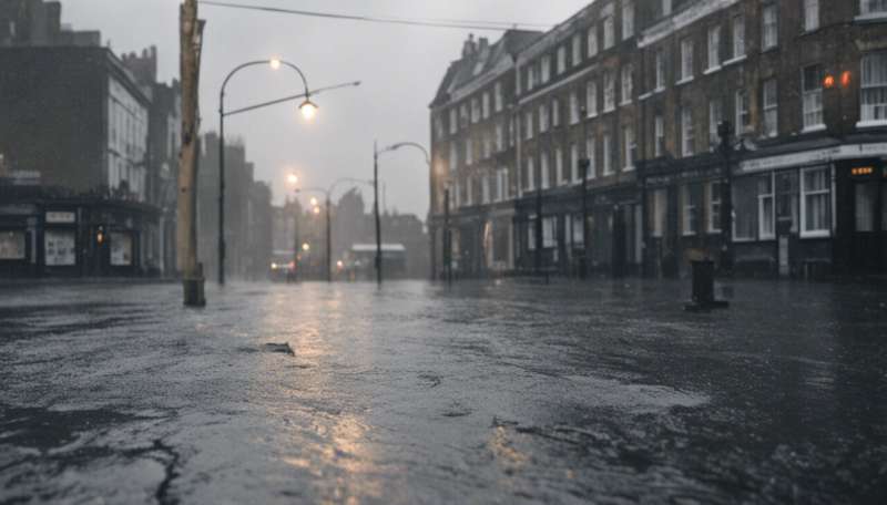 Intense downpours in the UK will increase due to climate change, study finds