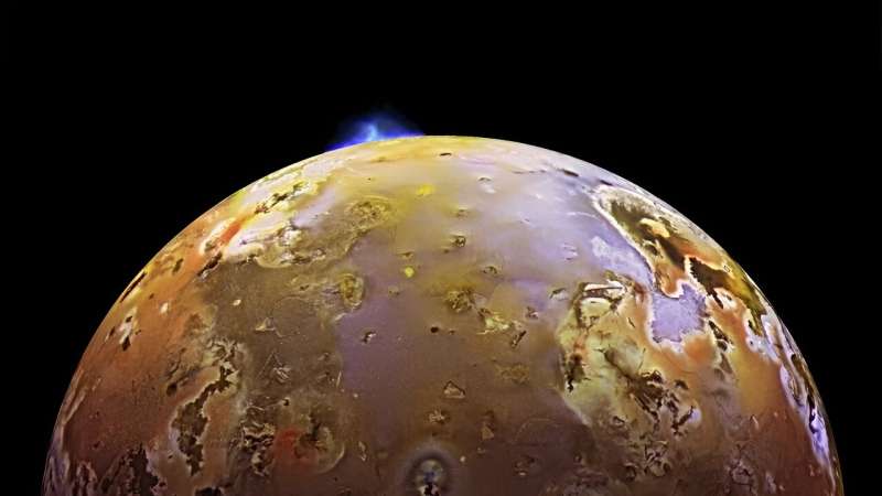 Io has 266 active volcanic hotspots linked by a global magma ocean