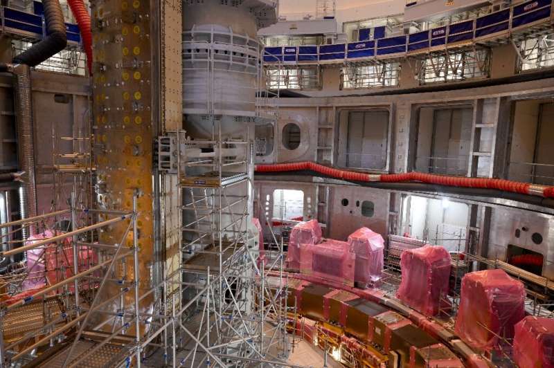 ITER, under construction in Saint-Paul-les-Durance in southern France, aims to simulate the sun, fusing particles together