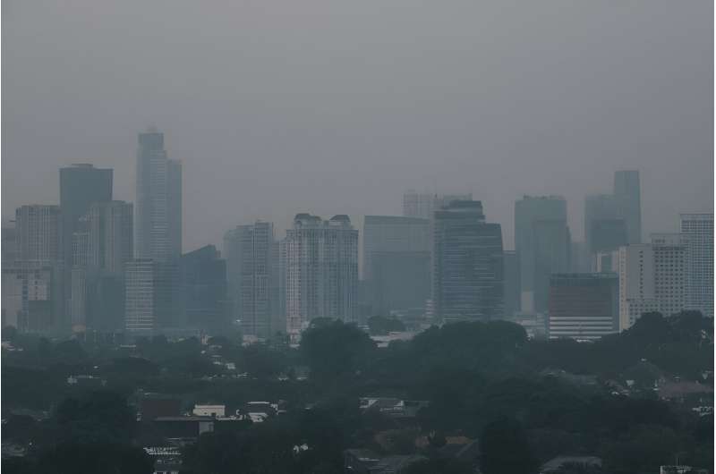 Jakarta, a megalopolis of about 30 million people, topped global pollution rankings several times in August, according to Swiss-