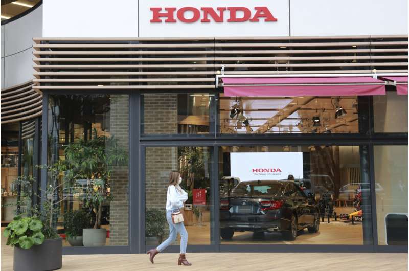 Japan's Honda records lower profit, projects recovery ahead on sales rebound