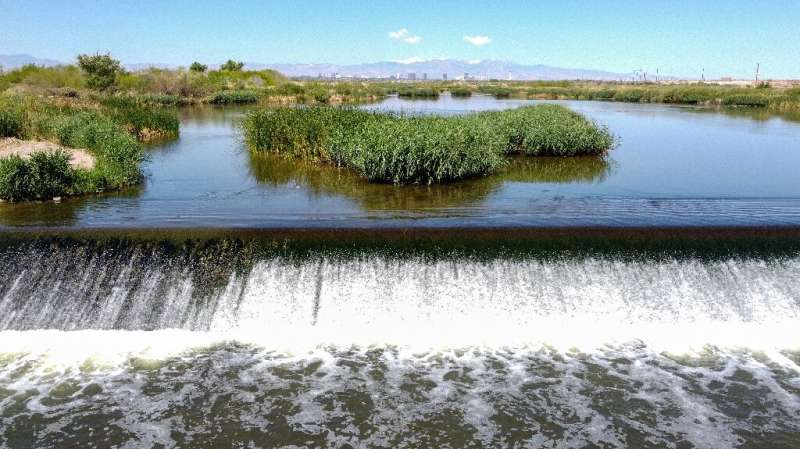 Las Vegas returns water to Lake Mead, the nation's largest reservoir, via the Las Vegas Wash