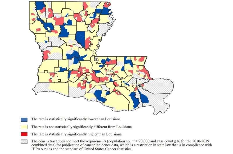 LSU Health New Orleans LA Tumor Registry releases 6th Census Tract Cancer Incidence Report