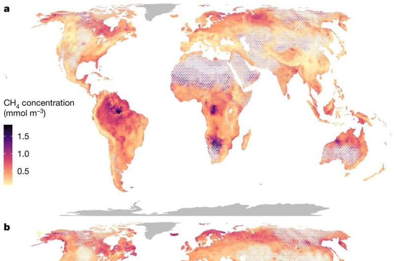 Mapping methane emissions from rivers around globe reveals surprising sources