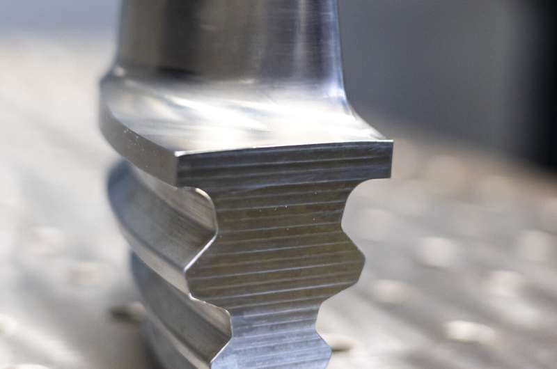 Metal steam turbine blade shows cutting-edge potential for critical, large 3D-printed parts