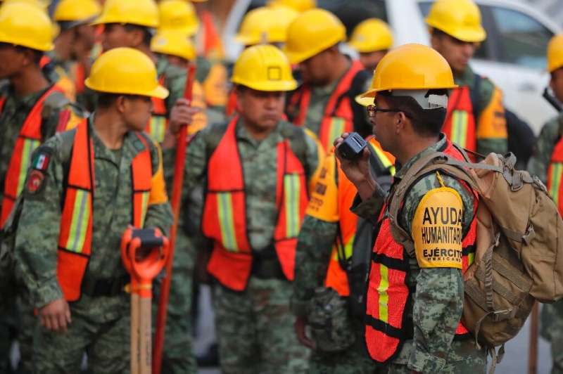 Mexican firefighters have joined the battle in Chile