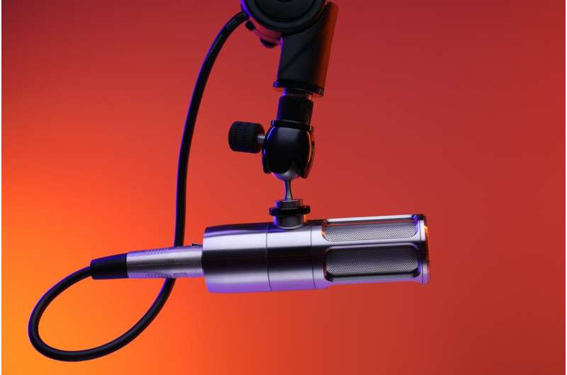 microphone on desk