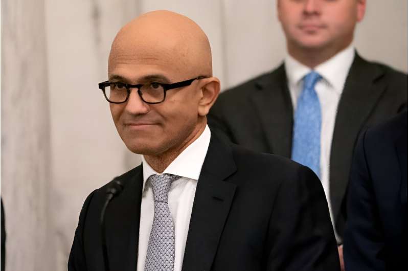 Microsoft CEO Satya Nadella says his company could never compete against Google's search engine largely due to its arrangements with Apple