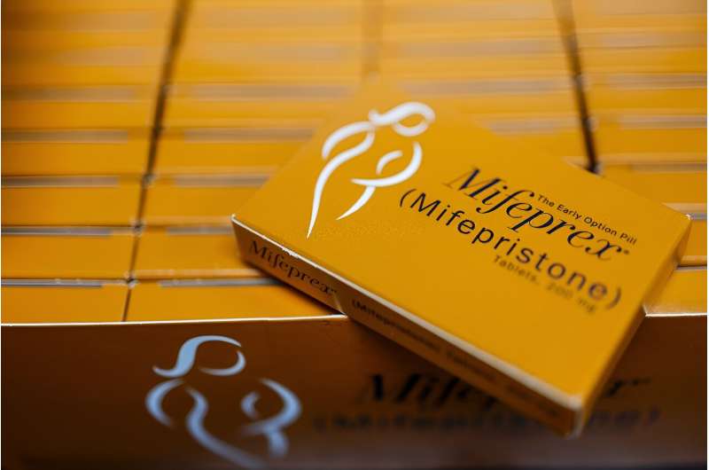 Mifepristone, sold under the brand name Mifeprex, at a family planning clinic in Rockville, Maryland