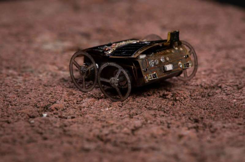 MilliMobile is a tiny, self-driving robot powered only by light and radio waves