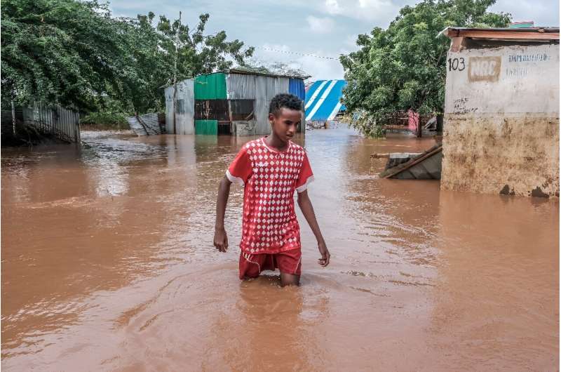 More than one million people have been displaced in Somalia by the floods