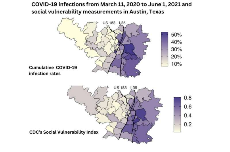 More vulnerable neighborhoods bore brunt of pandemic well into its second year