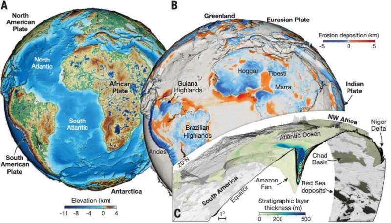 Most detailed geological model reveals Earth’s past 100 million years