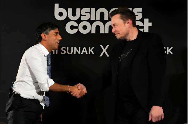 Musk was speaking during a conversation with British Prime Minister Rishi Sunak at the end of a world-first AI summit in the UK