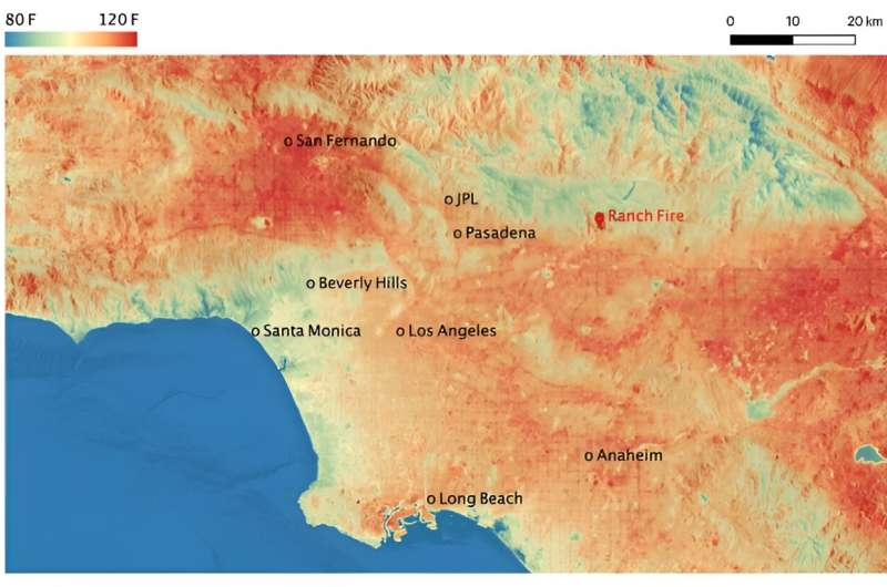 NASA Maps Key Heat Wave Differences in Southern California