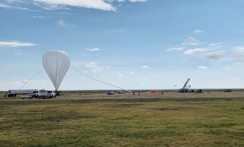 NASA scientific balloons take to the sky in New Mexico