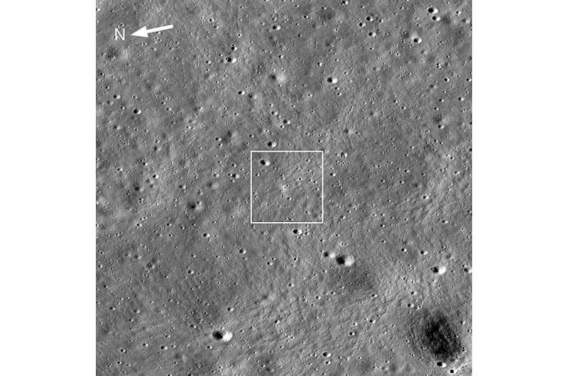 NASA's LRO observes Chandrayaan-3 landing site