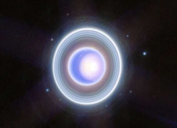 NASA's Webb rings in holidays with ringed planet Uranus