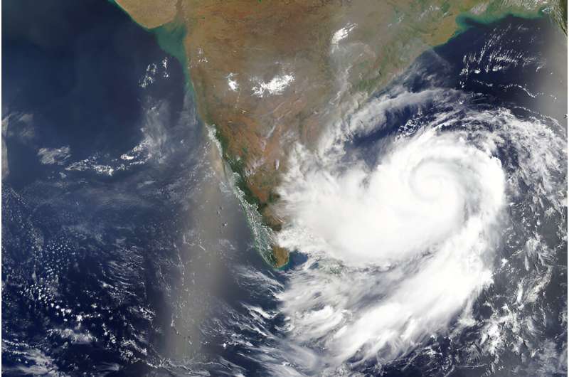 Nature study shows decrease in Indian Ocean cyclones
