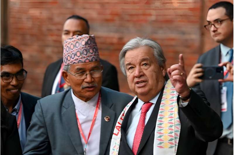Nepal's glaciers melted 65 percent faster in the last decade than in the previous one, said Guterres, who is on a four-day visit to Nepal