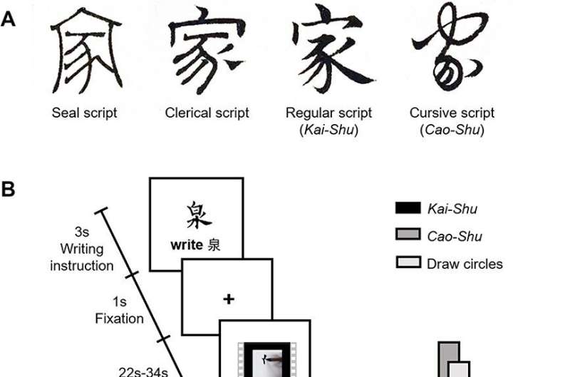 Neuropsychological mechanism of pleasure elicited by flow experience in Chinese calligraphic handwriting