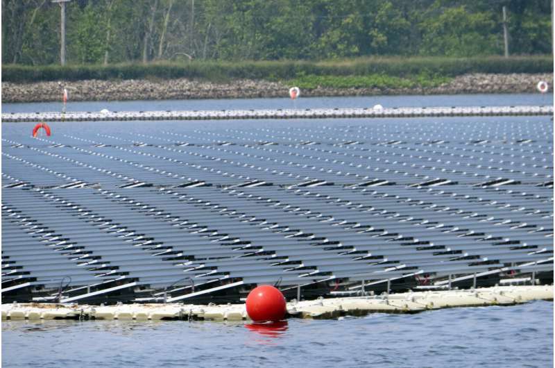 New Jersey utilities float solar panels on reservoir, powering water treatment plant