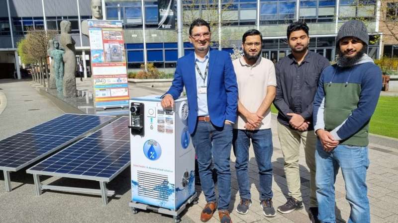New portable system produces drinking water from just air and sunlight