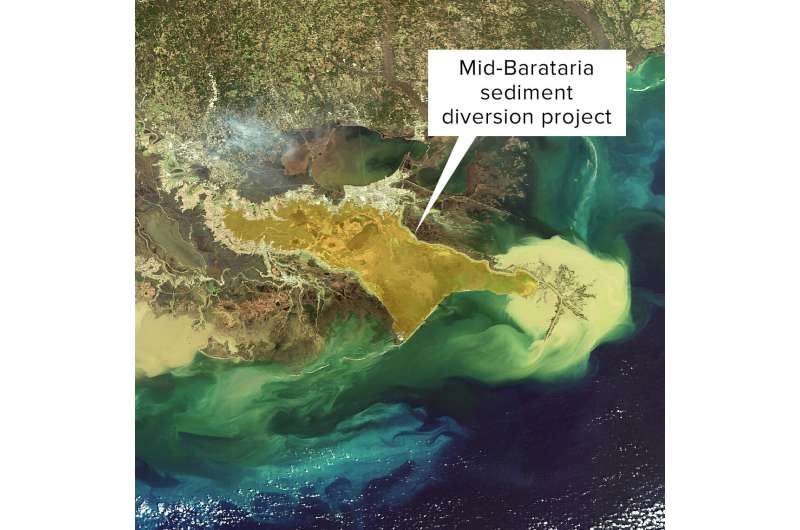 New study compares human contributions to Mississippi river delta land loss, hints at solutions