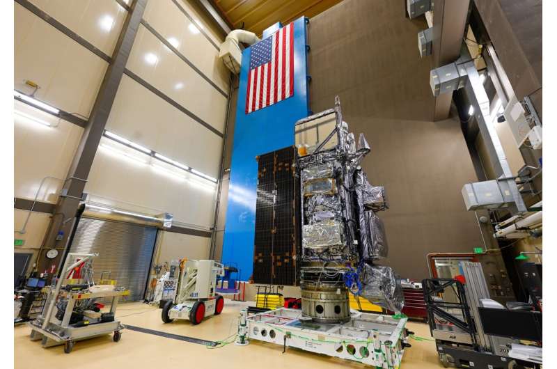 NOAA's GOES-U satellite completes pre-launch acoustics tests