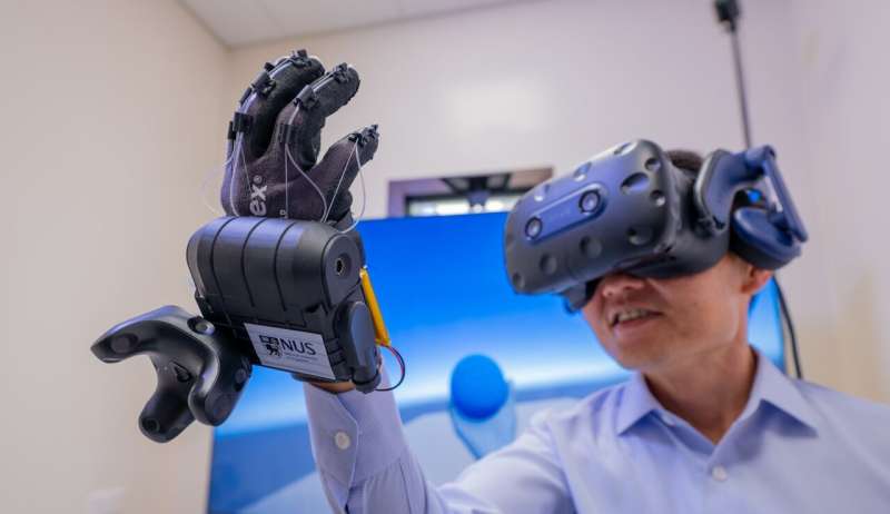 Novel VR glove levels up user experience in the metaverse with a more realistic sense of touch