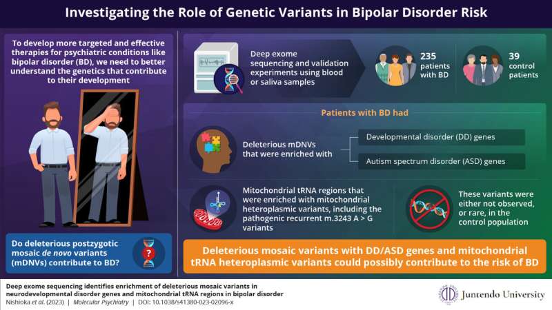 Patchwork of mutations contributing to bipolar disorder