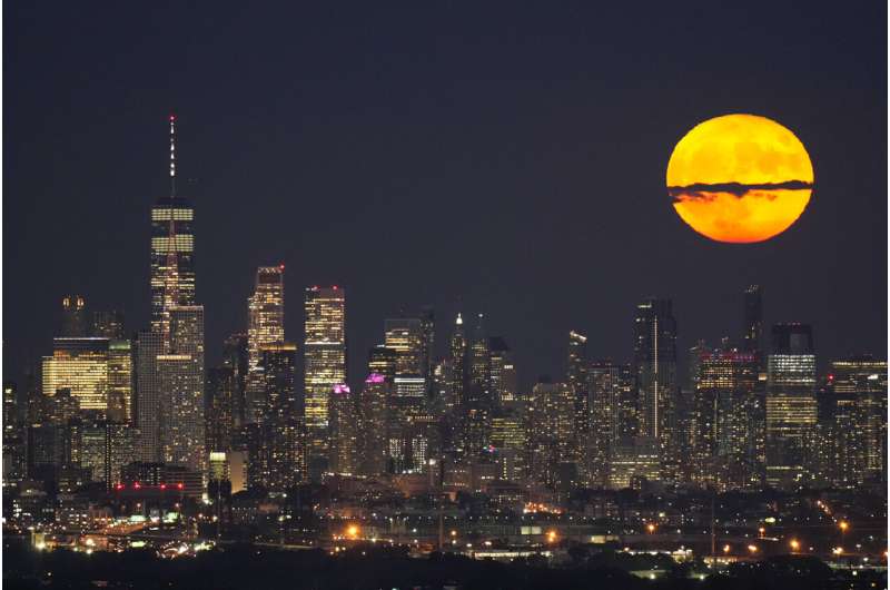 Photos: The first supermoon in August rises around the world
