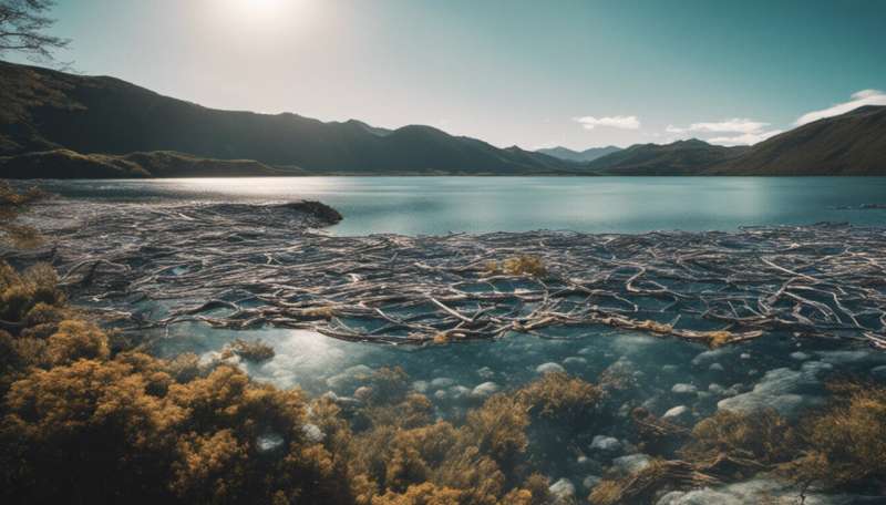 Plastic pollution in some NZ lakes is comparable to northern hemisphere lakes in highly populated areas