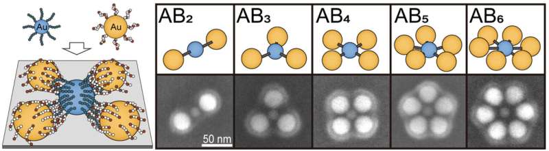 Precisely arranging nanoparticles