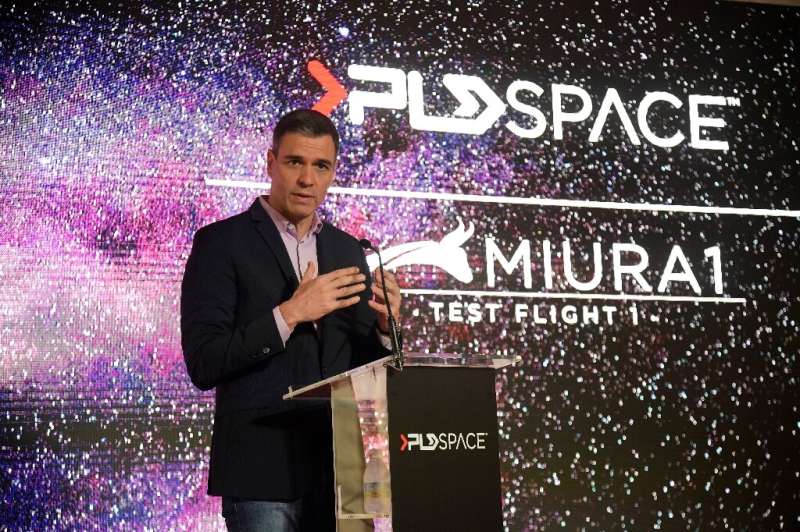 Prime Minister Pedro Sanchez said he sees Spain 'at the forefront of this space transport industry'